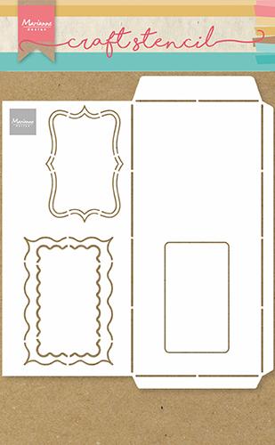 Craft Stencil Slimline Envelope - A4-1