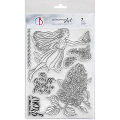 Ciao Bella Clear Stamp Set 6"x8" Light Fairy-1
