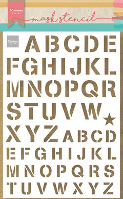 Craft Stencil Army Alphabet-1