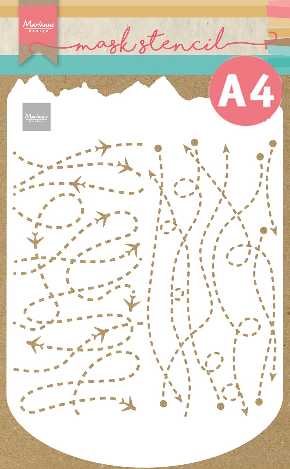 Marianne Design Mask Stencil - A4 - Slimline Travel-1