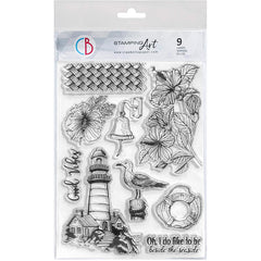 Ciao Bella Clear Stamp Set 6"x8" Ocean Breeze-1