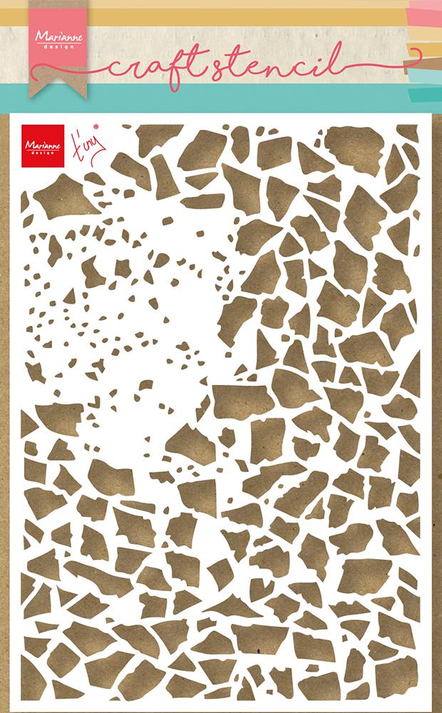 Marianne Design Mask Stencil - Tiny's Shattered Glass-1