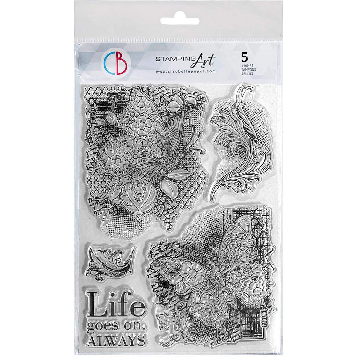 Clear Stamp Set 6"x8" Dreamweaver-1