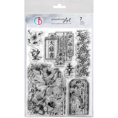Clear Stamp Set 6"x8" Land Of The Rising Sun-1