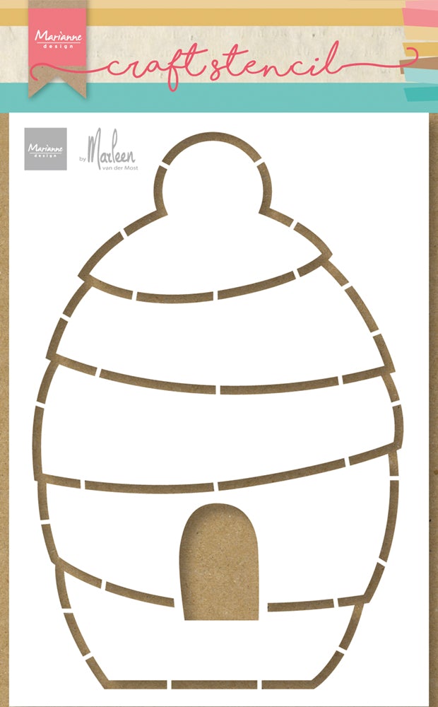 Marianne Design Craft Stencil - Beehive By Marleen-1