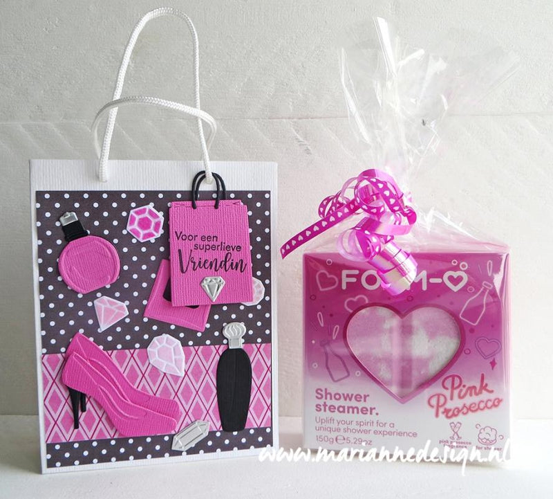 Marianne Design Craft Stencil - A4 - Shopping Bag-2