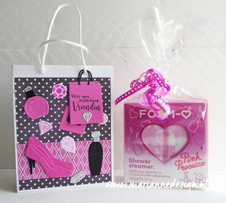 Marianne Design Craft Stencil - A4 - Shopping Bag-2