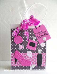 Marianne Design Craft Stencil - A4 - Shopping Bag-3