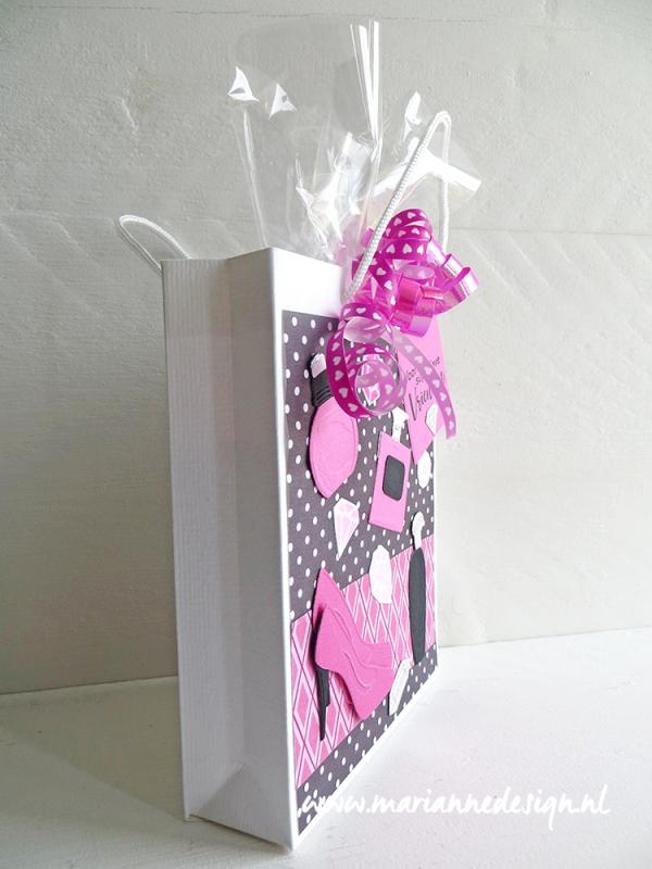 Marianne Design Craft Stencil - A4 - Shopping Bag-4