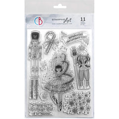 Clear Stamp Set 6"x8" Nutcracker Tale-1