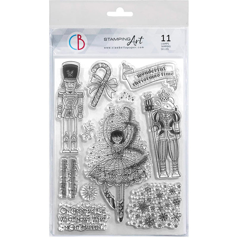 Clear Stamp Set 6"x8" Nutcracker Tale-1