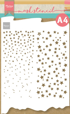 Marianne Design Mask Stencil - A4 - Slimline Starry Night-1