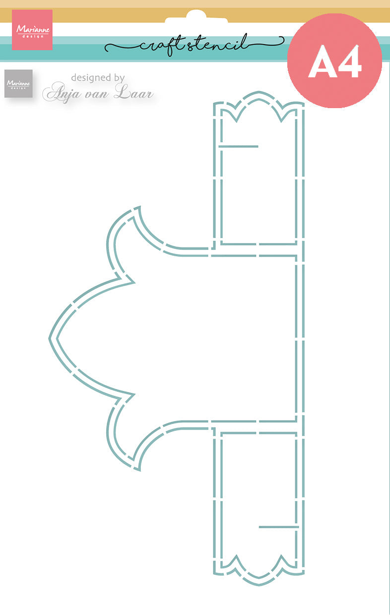 Marianne Design Craft Stencil - Anja's Tulip-1