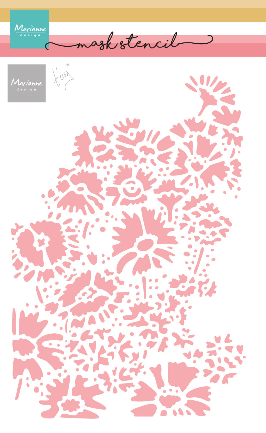 Marianne Design Mask Stencil - Tiny's Field Of Flowers-1