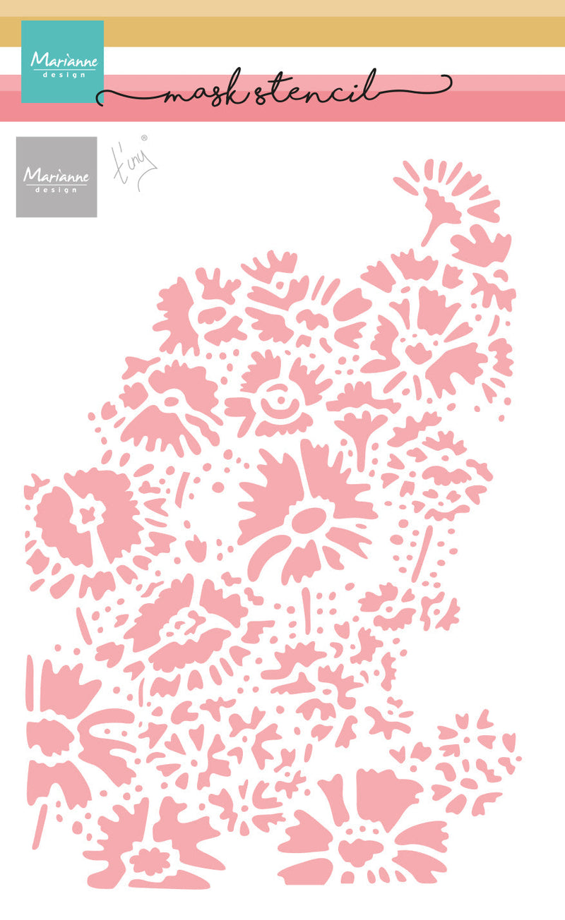 Marianne Design Mask Stencil - Tiny's Field Of Flowers-1