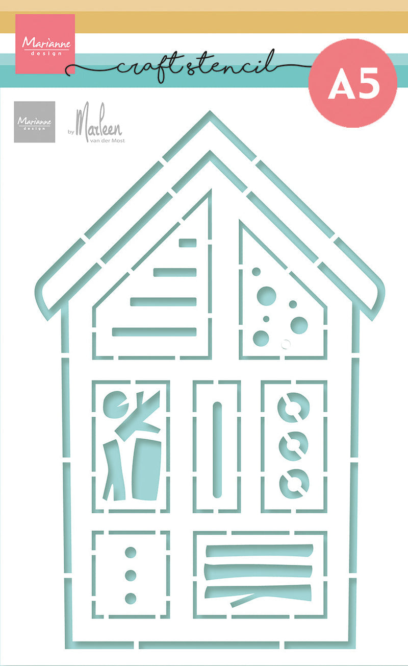 Marianne Design Craft Stencil - Insect Hotel By Marleen-1