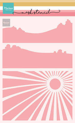 Plantilla de máscara Marianne Design - Escenario de picnic-1