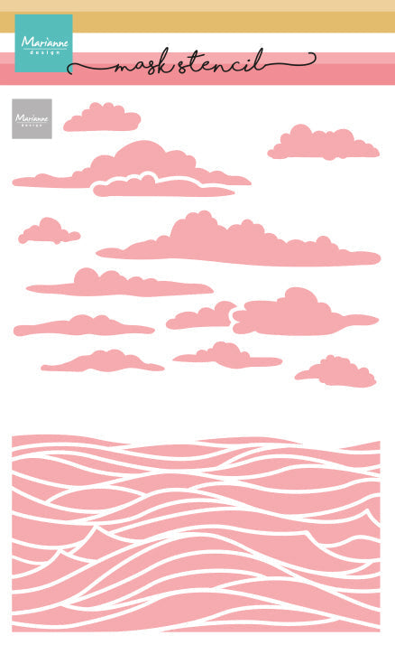 Pochoir Masque Marianne Design - Scène Marine-1