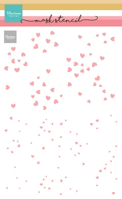 Marianne Design Mask Stencil - 2 Layer Hearts-1