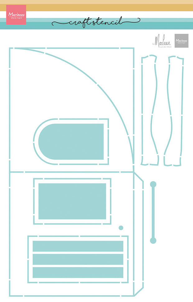 Marianne Design Craft Stencil - A4 - Create A Room by Marleen-1