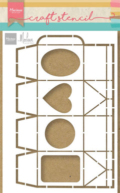 Marianne Design Craft Stencil - Milk Karton By Marleen-1