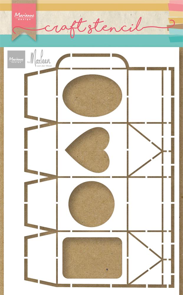 Marianne Design Craft Stencil - Milk Karton By Marleen-1