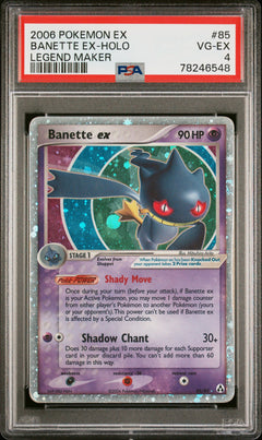 PSA 4 2006 POKEMON EX LEGEND MAKER#85 BANETTE EX-HOLO-1