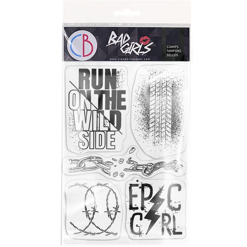 Ciao Bella Clear Stamp Set 4"x6" Epic Girl-1