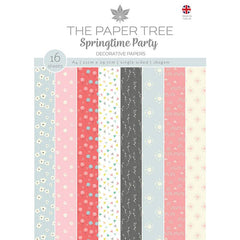 The Paper Tree Springtime Party A4 Backing Papers-1