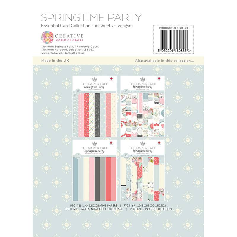The Paper Tree Springtime Party A4 Essential Colour Card-2