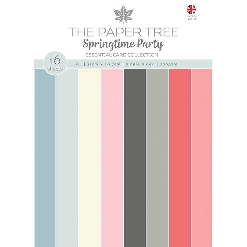 The Paper Tree Springtime Party A4 Essential Colour Card-1