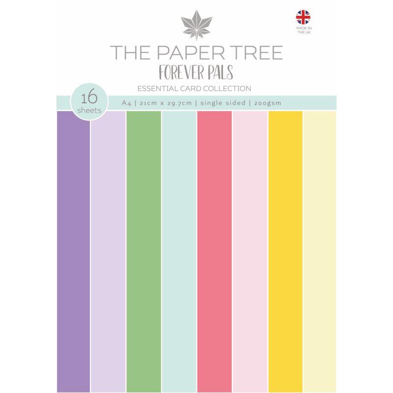 The Paper Tree Forever Pals A4 Essential Colour Card-1
