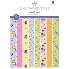 The Paper Tree Daffodil Dance A4 Backing Papers-1