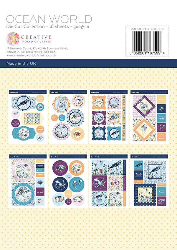 The Paper Tree Ocean World A4 Die Cut sheets-2