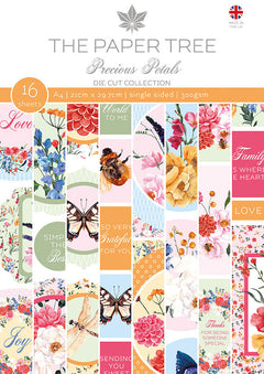 The Paper Tree Precious Petals A4 Die Cut sheets-1