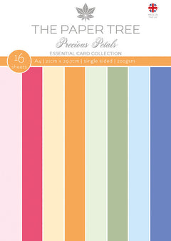 The Paper Tree Precious Petals A4 Essential Colour Card-1