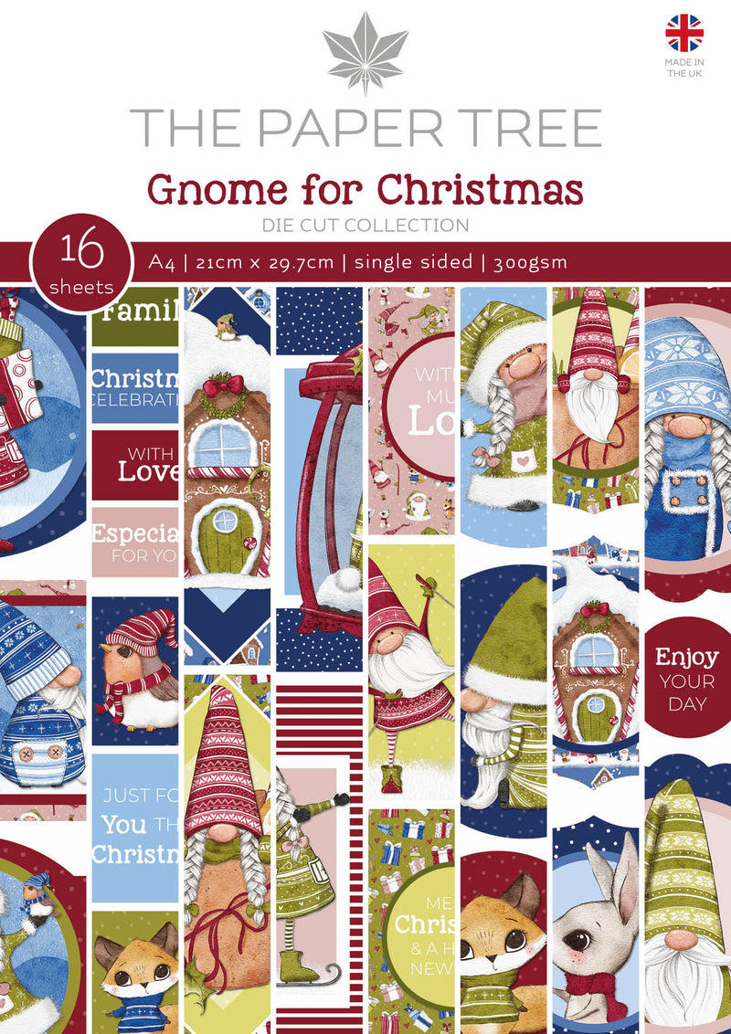 The Paper Tree Gnome for Christmas A4 Die Cut sheets-1
