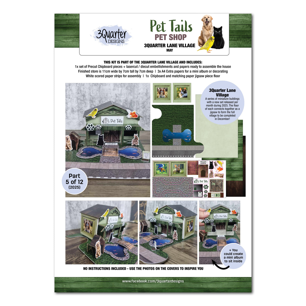 3Quarter Designs Lane Village - Animalerie Pet Tails-1