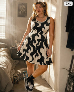 Puff Skater Dress-6