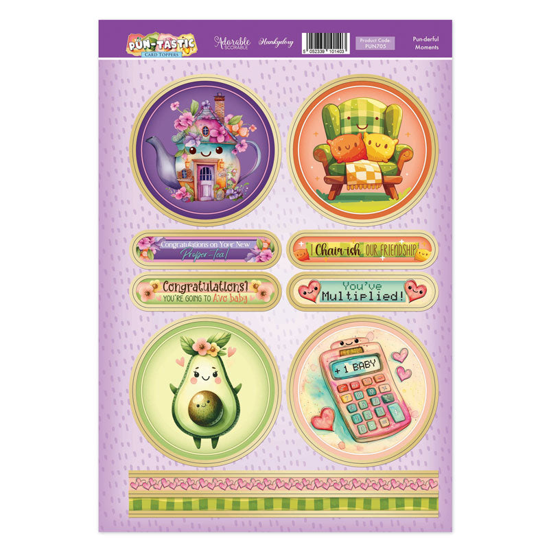 Pun-tastic Topper Sheet - Punderful Moments-1