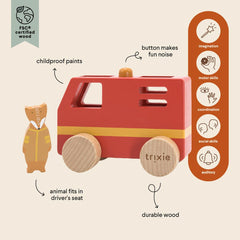 Small Wooden Firetruck | play&go-4
