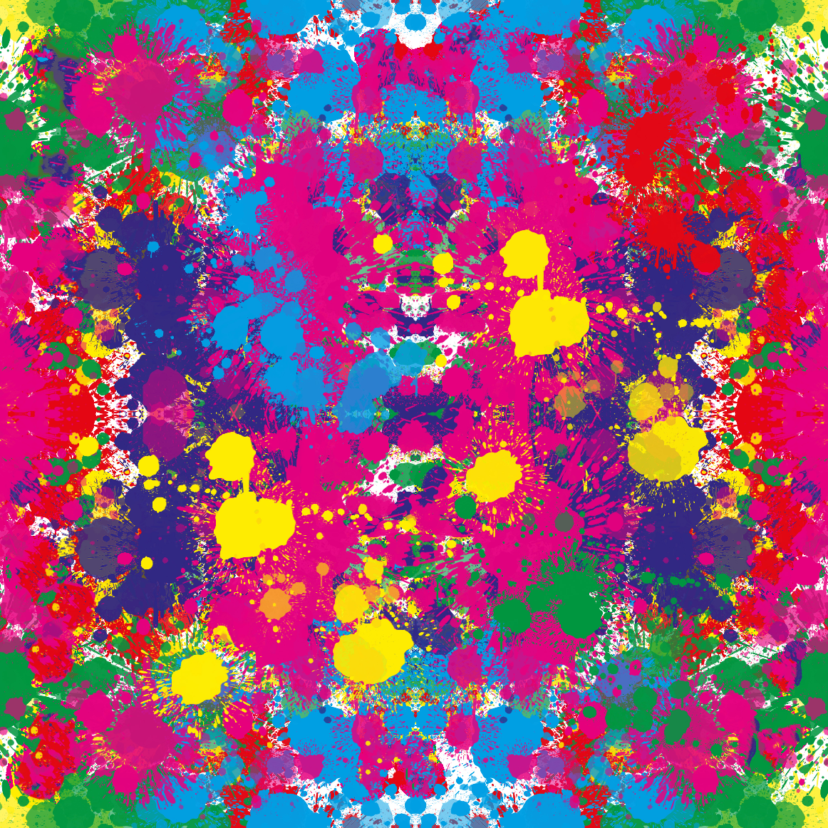 Rainbow Paint Splatter Pattern 2 Adhesive Vinyl-1