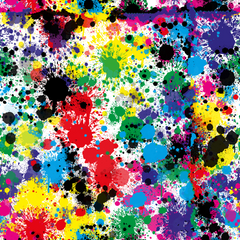 Craft HTV Bright Paint Splatter Pattern 1-1