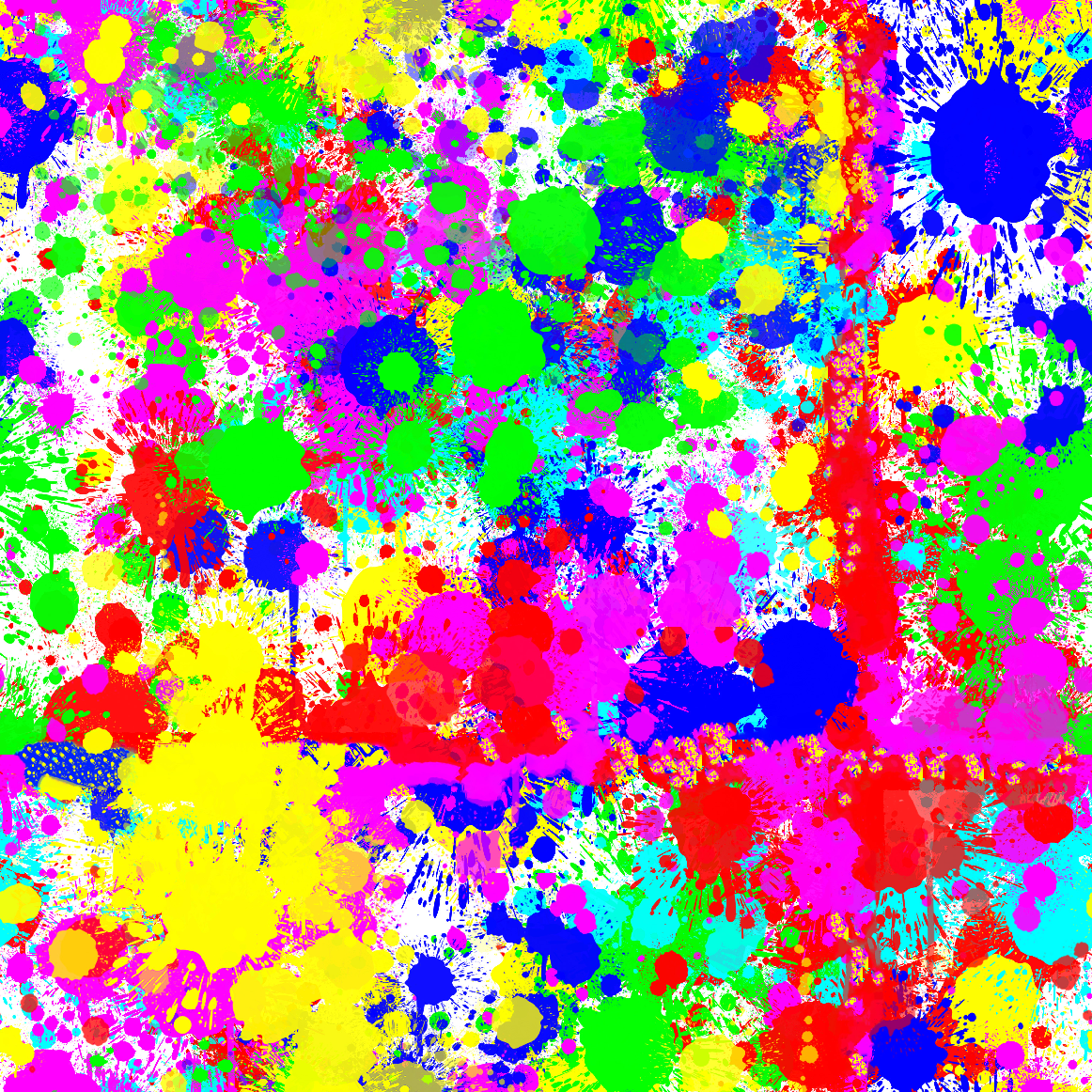 Craft HTV Rainbow Paint Splatter Pattern 1-1