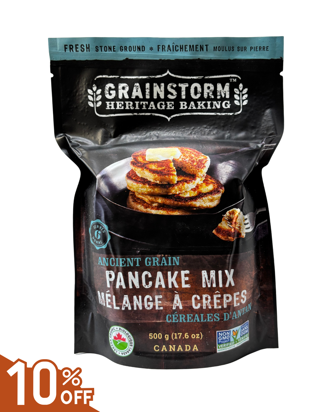 Organic Ancient Grain Pancake Mix-1