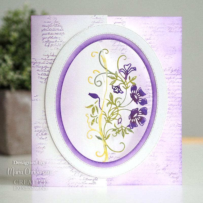 Creative Expressions Paper Cuts Edger Climbing Clematis Craft Die-3