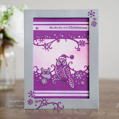 Creative Expressions Paper Cuts Snow Owls Double Edger Craft Die-6