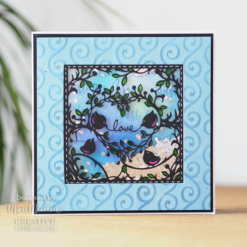 Paper Panda Love Nest Craft Die-2