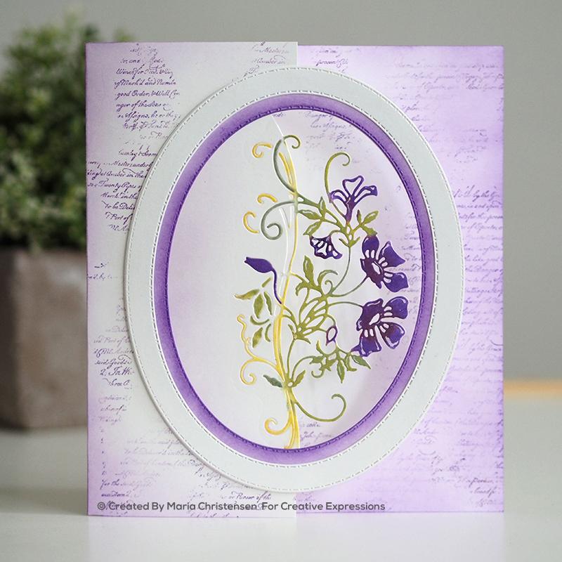 Creative Expressions Paper Cuts Edger Climbing Clematis Craft Die-5
