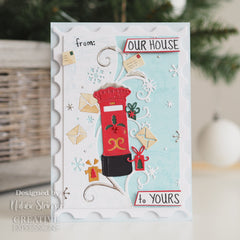 Creative Expressions Paper Cuts Christmas Post Edger Craft Die-3
